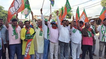 Bihar News : BJP party called Bihar Bandh protest against abuse of PM narendra modi nda party patna bihar