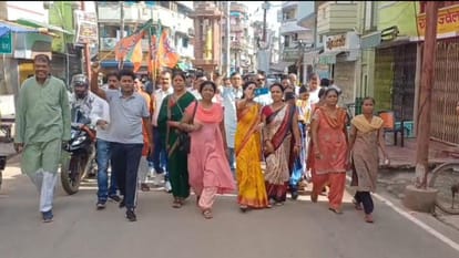 Bihar News : BJP party called Bihar Bandh protest against abuse of PM narendra modi nda party patna bihar