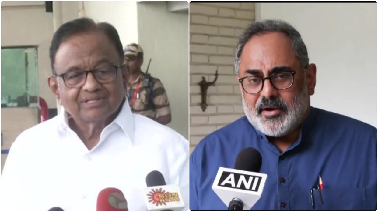 Congress-BJP at loggerheads over GST reforms, Chidambaram attacks Centre, Rajiv Chandrashekhar hits back