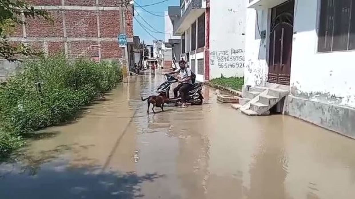 water level of Garra and Khannaut rivers is rising rapidly in Shahjahanpur