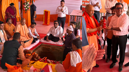 CM Yogi inaugurated and laid foundation stone of an investment and development project worth in GIDA,Gorakhpur