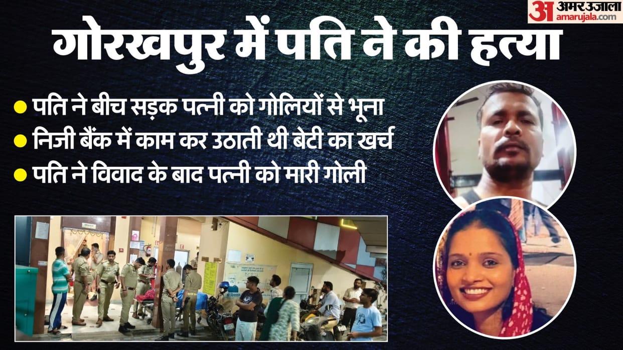 husband killed his wife after a dispute In Gorakhpur see photos
