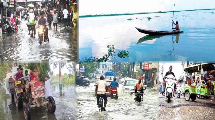 Meerut Rain Breaks 20-year Record, Ganga Crosses Danger Mark In Hastinapur, Villagers Forced To Leave Homes – Amar Ujala Hindi News Live