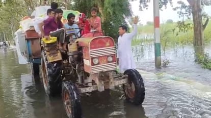 Meerut Rain Breaks 20-Year Record, Ganga Crosses Danger Mark in Hastinapur, Villagers Forced to Leave Homes