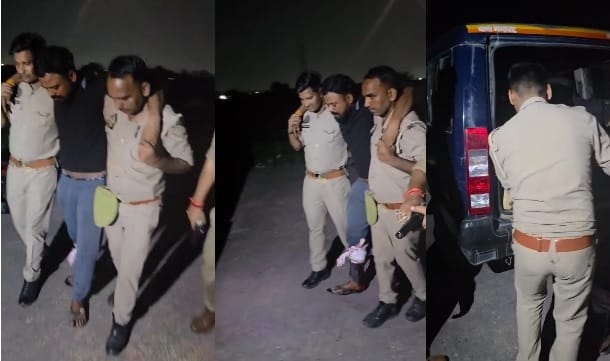 Kanpur Wanted accused in murder case encounters with police shot in leg admitted to district hospital