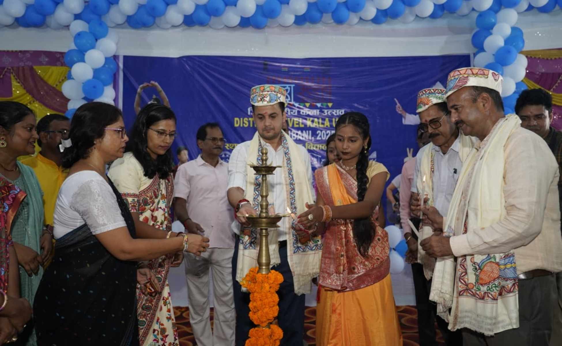मधुबनी में कला उत्सव-2025 का शुभारंभ