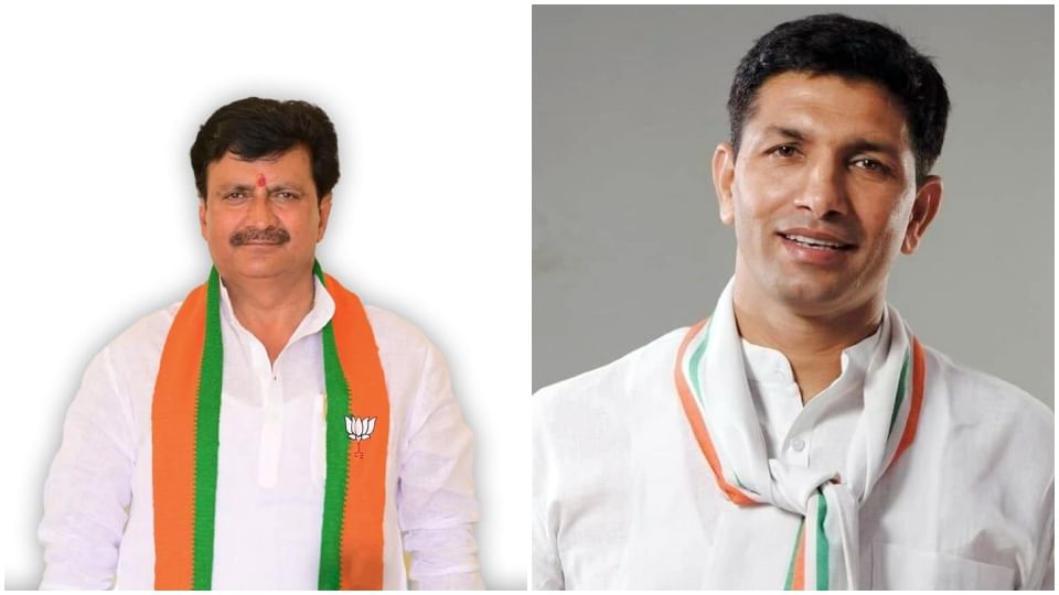 भाजपा सांसद गणेश सिंह और कांग्रेस प्रदेश अध्यक्ष जीतू पटवारी।