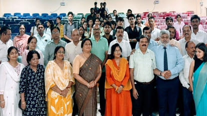 Kanpur: Former students organised a function in CSJM University