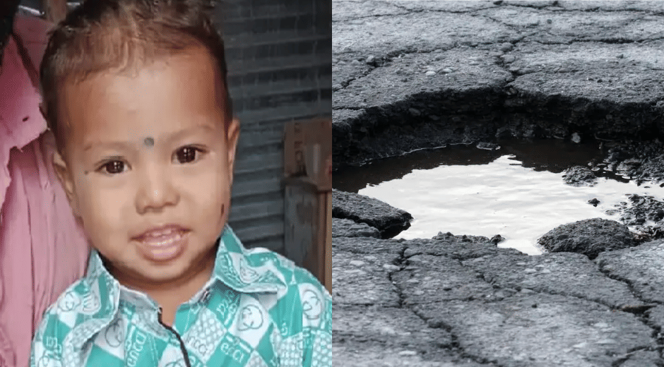 indore news two year old child dies after drowning in water filled pit in aerodrum area