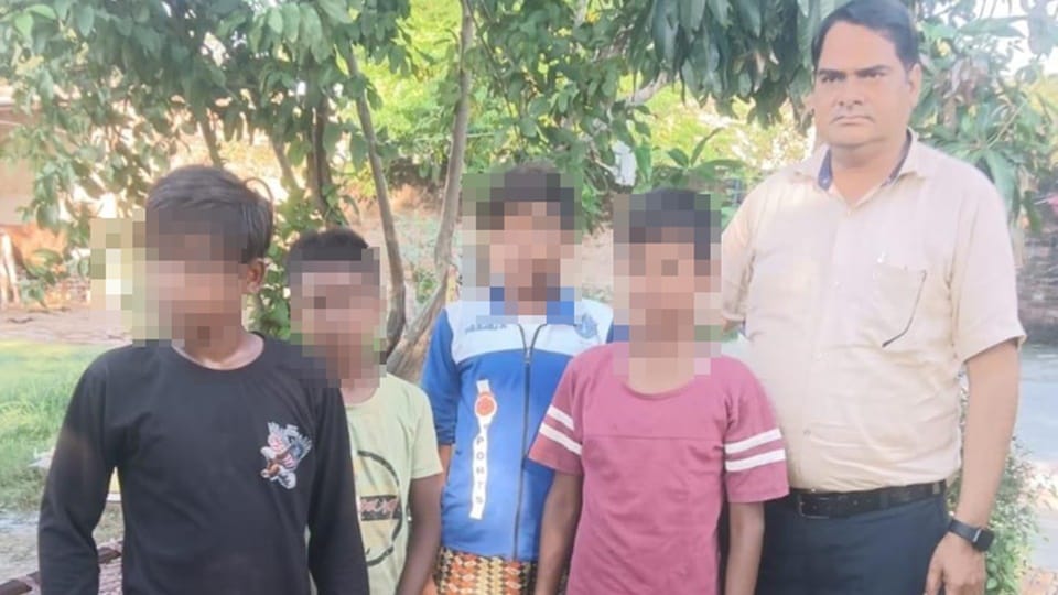 UP: Four children brought from Bahraich and Lakhimpur and sold in Amroha, price 30 thousand