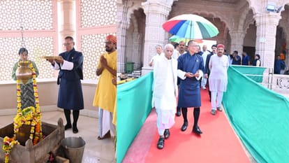 Prime Minister of Bhutan Tshering Tobgay in ayodhya.