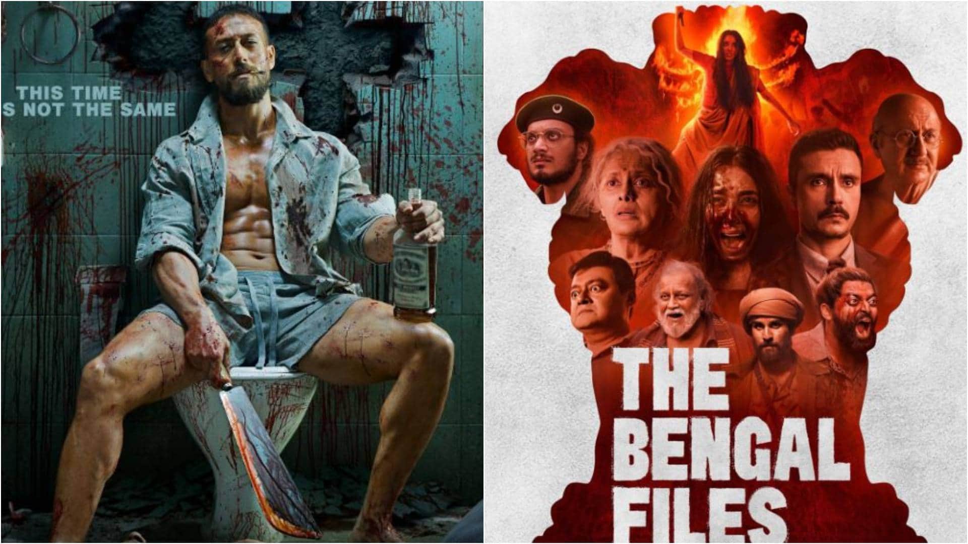 Baaghi 4 vs The Bengal Files box office collection day 9