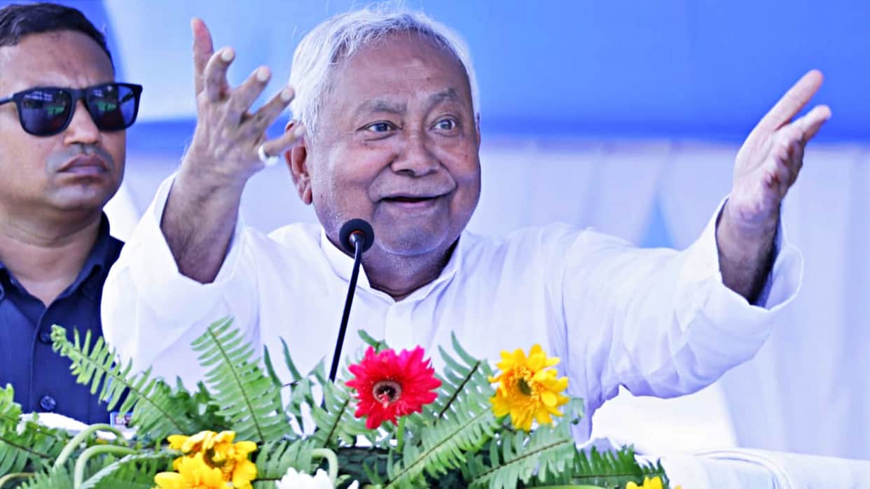 Bihar CM Nitish Kumar statement on Lalu Yadav rabri Devi in samriddhi Yatra araria Bihar news