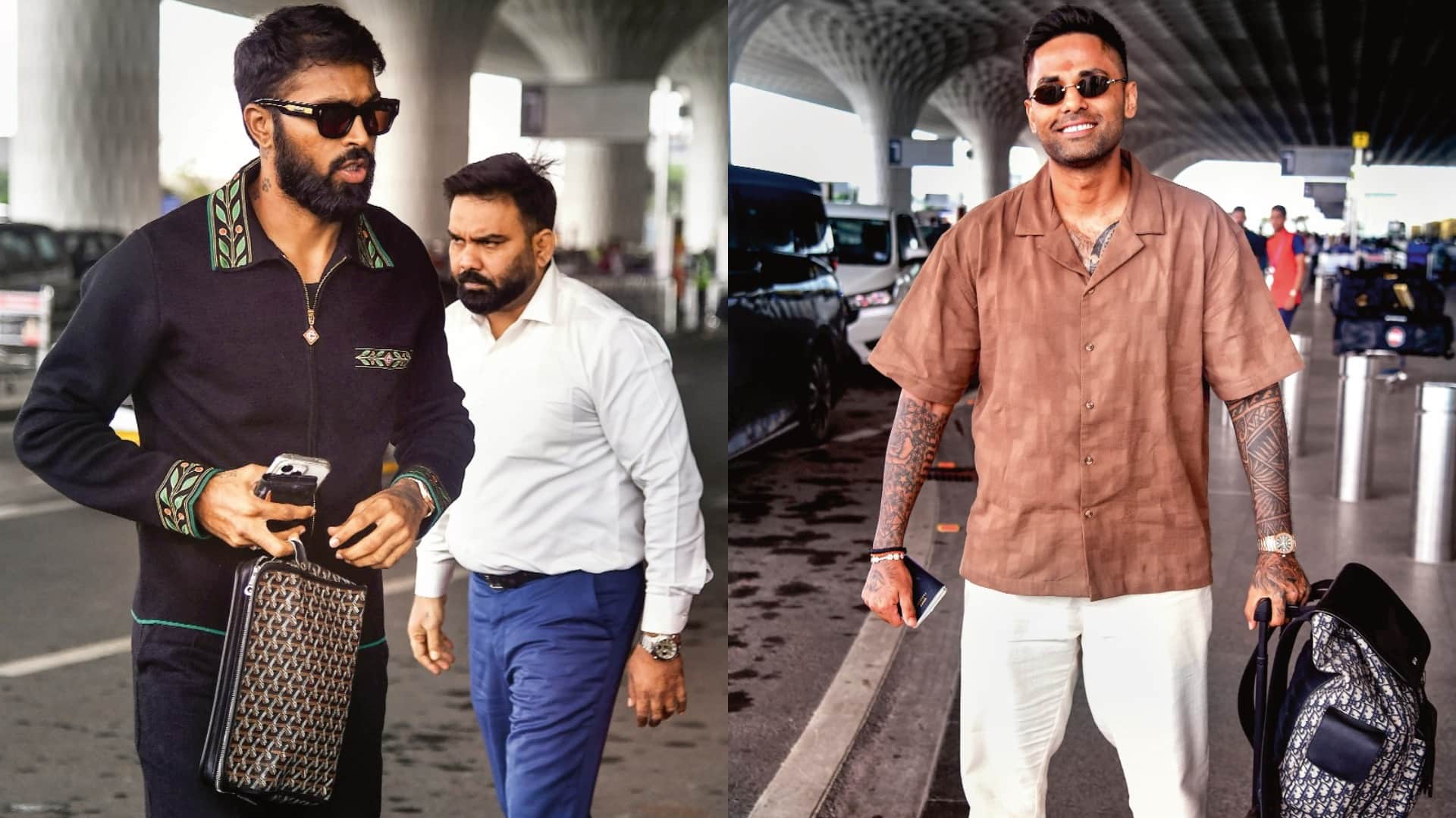 Indian Allrounder Hardik Pandya new look goes viral on social media before Asia Cup team india reaches dubai