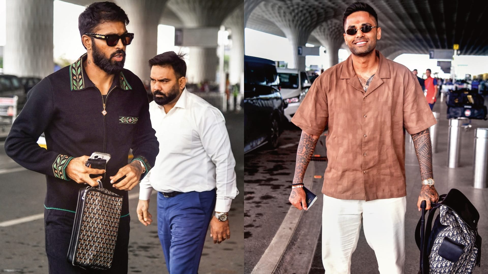 Indian Allrounder Hardik Pandya new look goes viral on social media before Asia Cup team india reaches dubai