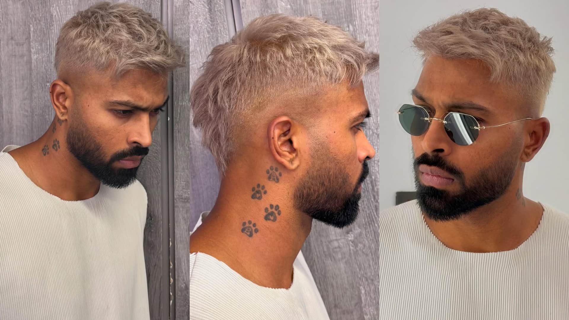 Indian Allrounder Hardik Pandya new look goes viral on social media before Asia Cup team india reaches dubai