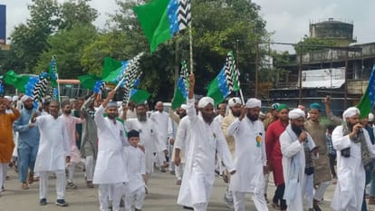 Eid Miladunnabi celebration juloos e mohammadi taken out in Pilibhit