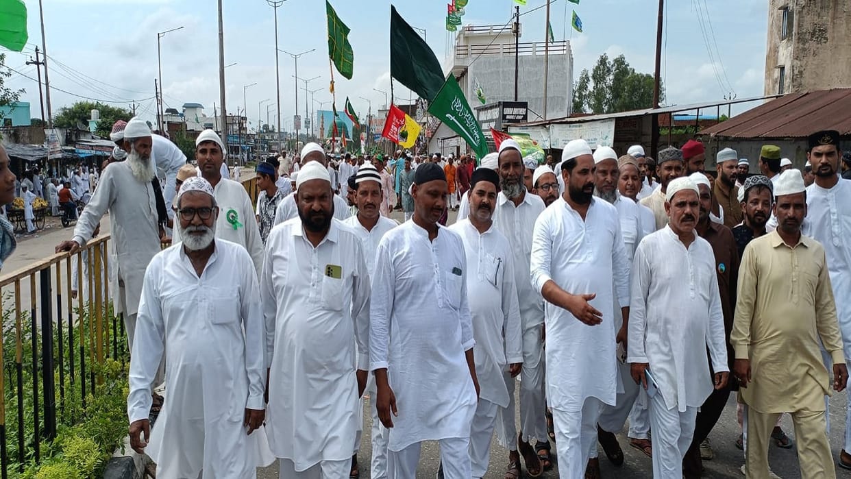 Eid Miladunnabi celebration juloos e mohammadi taken out in Pilibhit