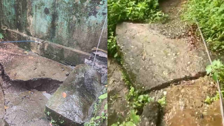 Chamoli: पैदल रास्ते धंसे, मकानों पर दरारें, 15 परिवार हुए शिफ्ट, सेमी ग्वाड और सगवाड़ा में हालात चिंताजनक