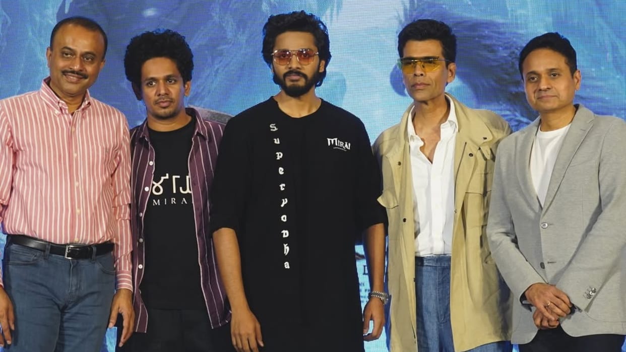 karan johar on teja sajja Mirai says film has enthralled me to no end I am so honoured to presenting this