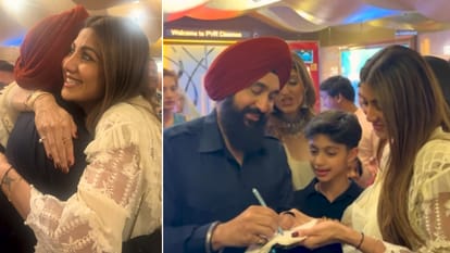 Shilpa Shetty take first autograph of Mehar actor and husband raj kundra video viral says my forever Hero