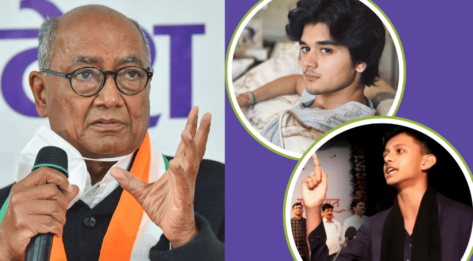 indore news Homi Daji Digvijay Singh mahaaryaman scindia sanghmitra bhargav