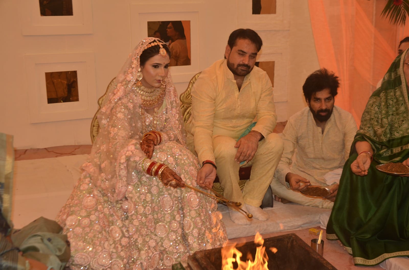 Ghaziabad News DP Yadav Son Vikas Marries Harshika in Simple Ceremony During Parole nitish katara murder case