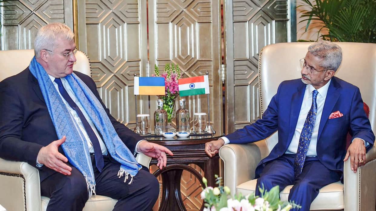 India reiterates appeal for peace in Ukraine crisis talks between Jaishankar and Ukrainian Foreign Minister