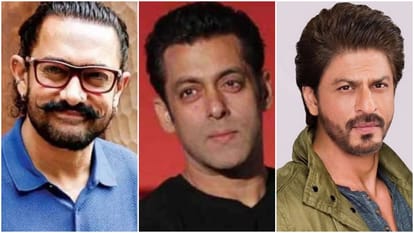 Salman shah rukh and aamir khan together video viral on social media users reacts on it