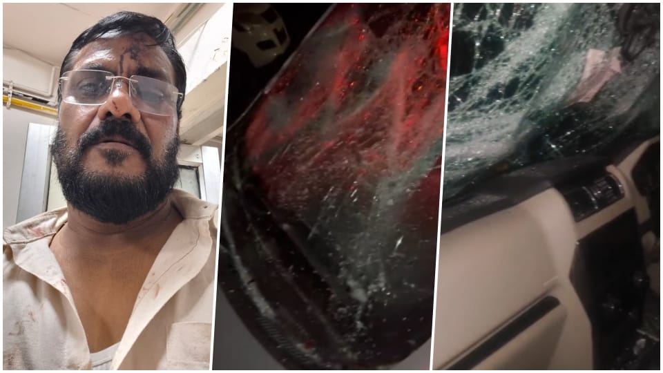 head of Greater Faridabad Vyapar Mandal was attacked by miscreants