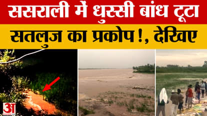 Punjab Flood News: Dhussi dam broke in Sasrali, red alert issued