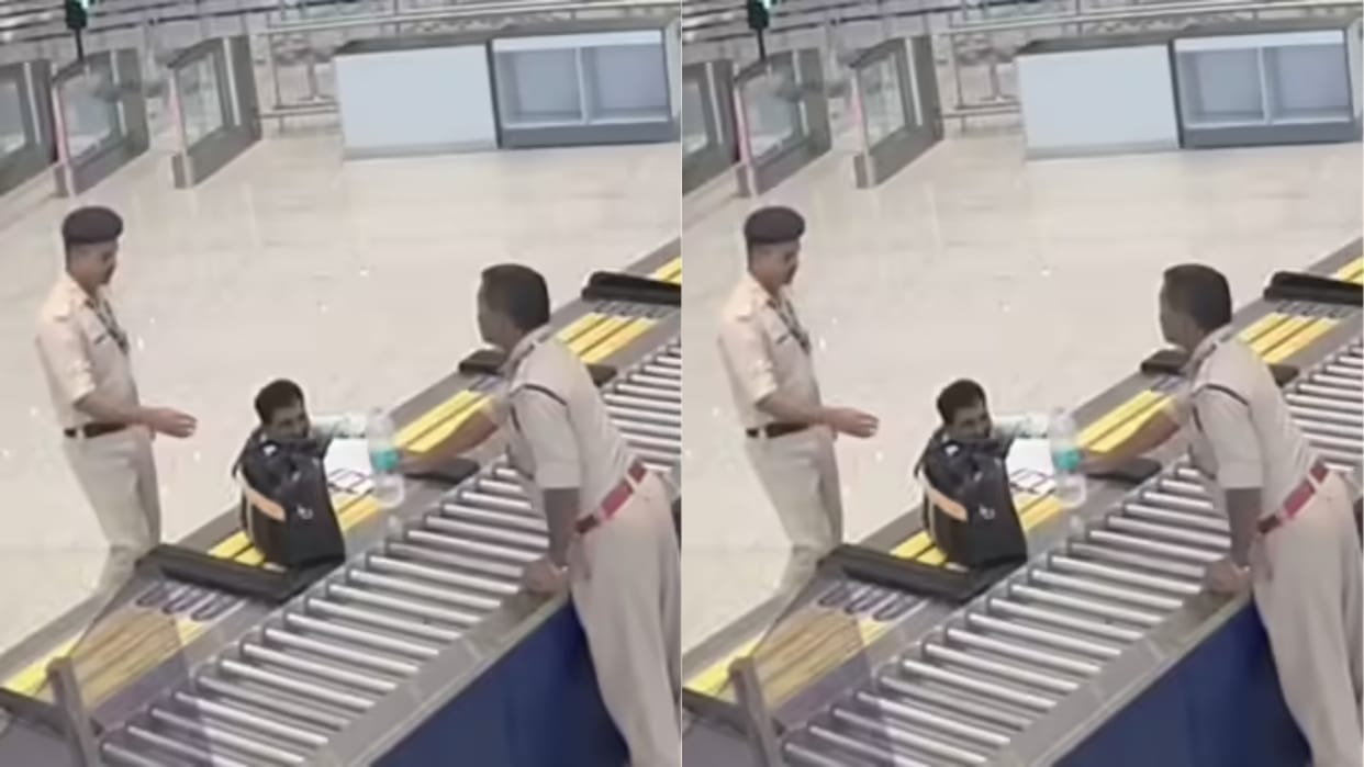 When a passenger fainted at the airport CISF officer gave him CPR instead of praising him people got angry