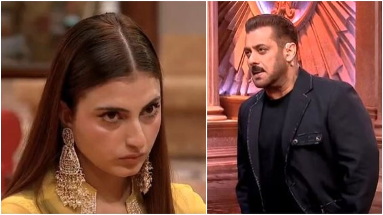 Salman khan gets angry on farhana bhatt in bigg boss 19 show promo of weekend vaar