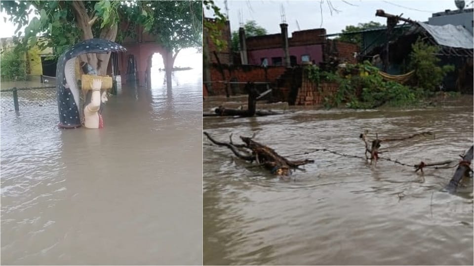 Koyla Alipur Faces Flood Havoc as Yamuna Roars Like Dwapar Era