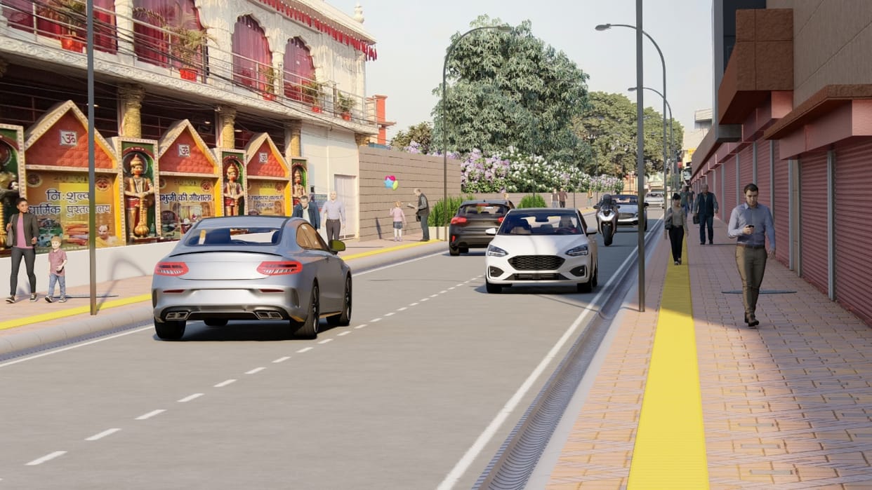 The road leading to the state minister house will be wide and shiny in Bareilly