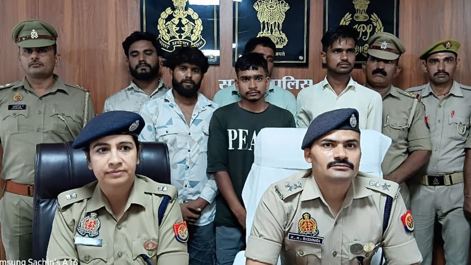 Five accused of the gang who stole data from a fake loan app and blackmailed people were arrested