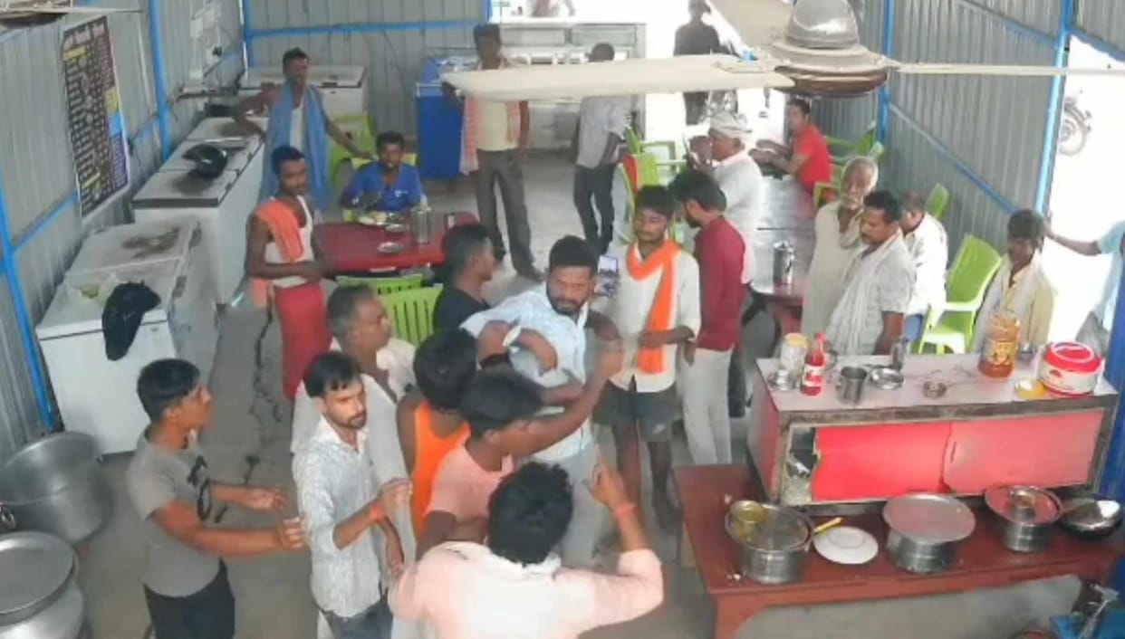 Liquor businessman beats up hotel owner, CCTV video goes viral on social media