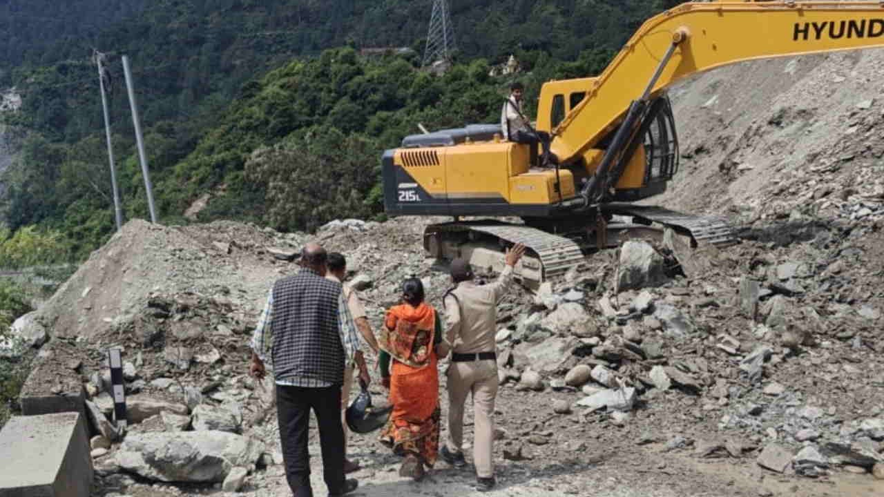 Uttarkashi Two lakes formed by landslides near Telegad river mouth discovered by army drone surveillance