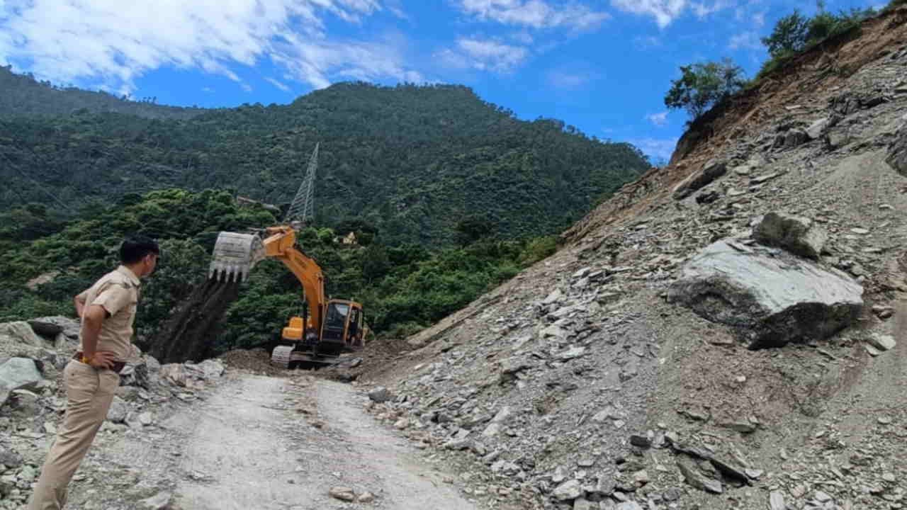 Uttarkashi Two lakes formed by landslides near Telegad river mouth discovered by army drone surveillance