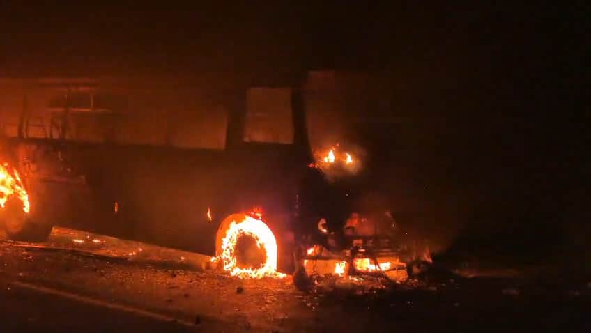 बस बनी आग का गोला