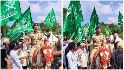 MP Chhatarpur Police Officers Waving Islamic Flags During Eid Milad-un-Nabi Procession Sparks Controversy