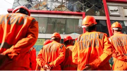 Fire broke out in a house in New Friends Colony Delhi and ten people were safely rescued