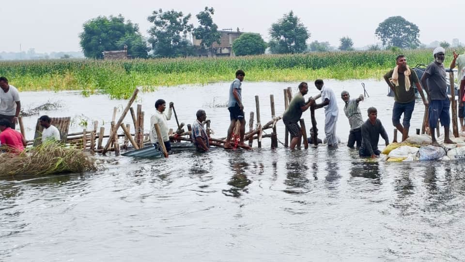 Haryana Flood 2025 Waterlogging, Breached Embankments in 5 Districts, 100 Villages Affected