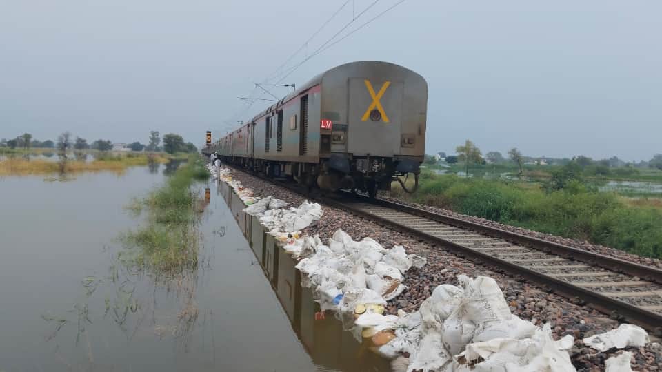 Haryana Flood 2025 Waterlogging, Breached Embankments in 5 Districts, 100 Villages Affected