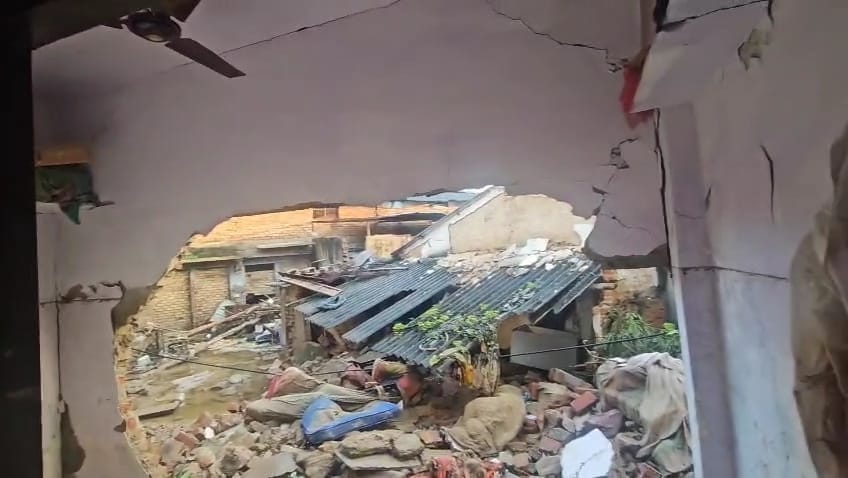 Rajasthan flood Ajmer News terrible tragedy in Swastik Nagar due to breaking of embankment of Boraj pond see p