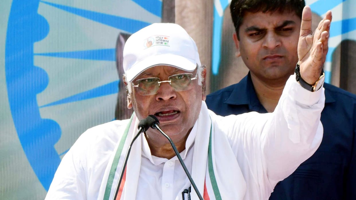 Congress Mallikarjun Kharge said Modi government corroding RTI Act hollowing out democracy