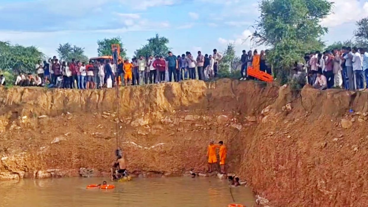 Nagaur: Innocent girl dies due to drowning in mine in Bhed village, accident happened due to slipping of feet