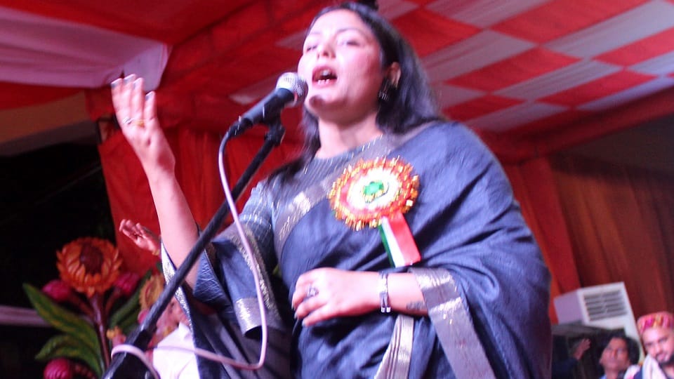 Ganga-Jamuni Mushaira at the fair of Shridauji Maharaj in Hathras