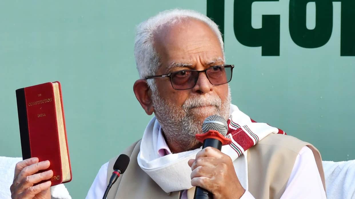 Vice Presidential Election Sudarshan Reddy emotional message I stand to protect democracy