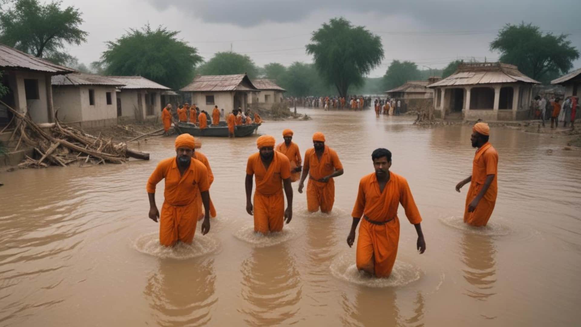 जालौर में बाढ़ से हाहाकार